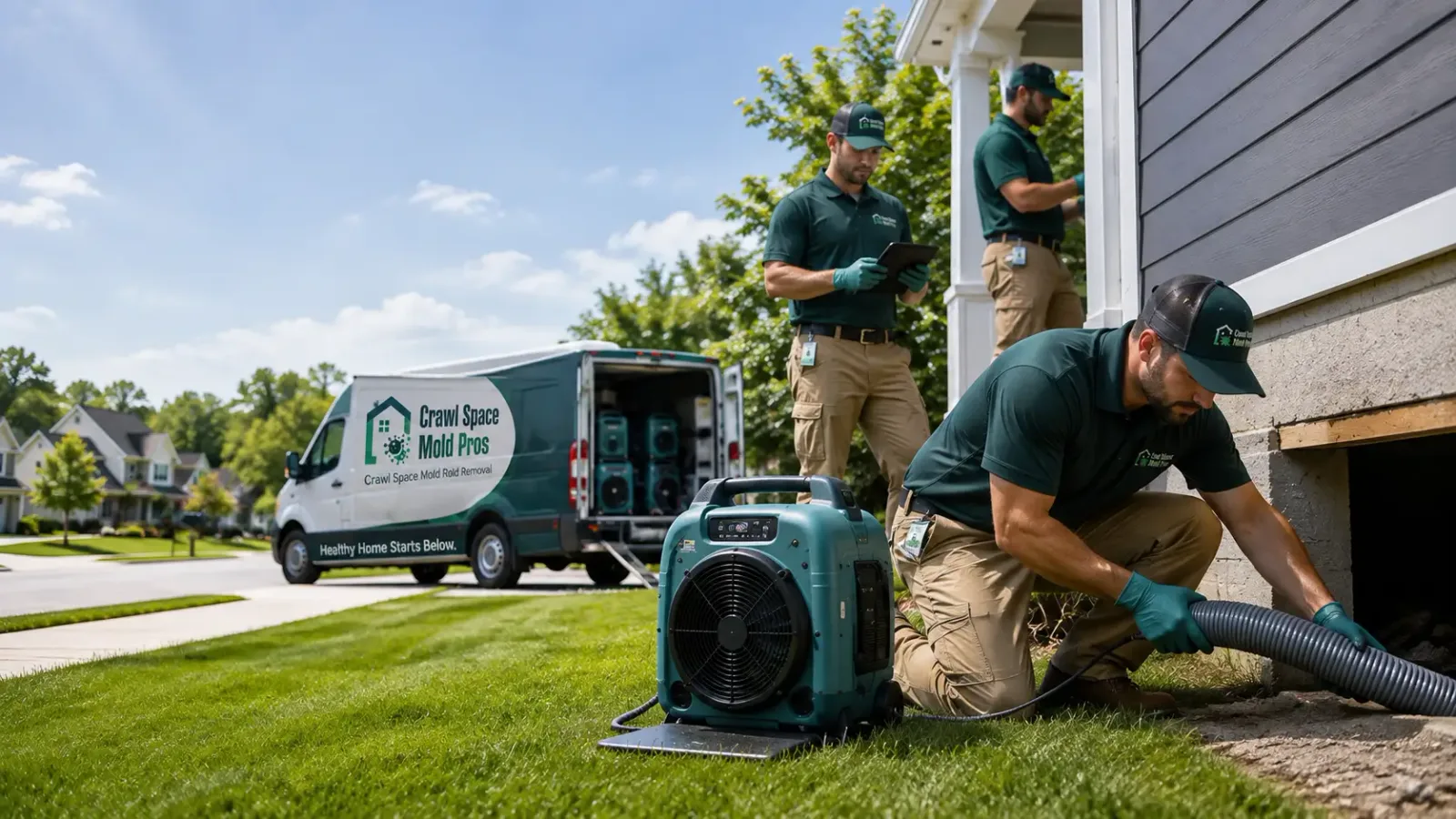 Crawl Space Mold Removal in Lacota, MI